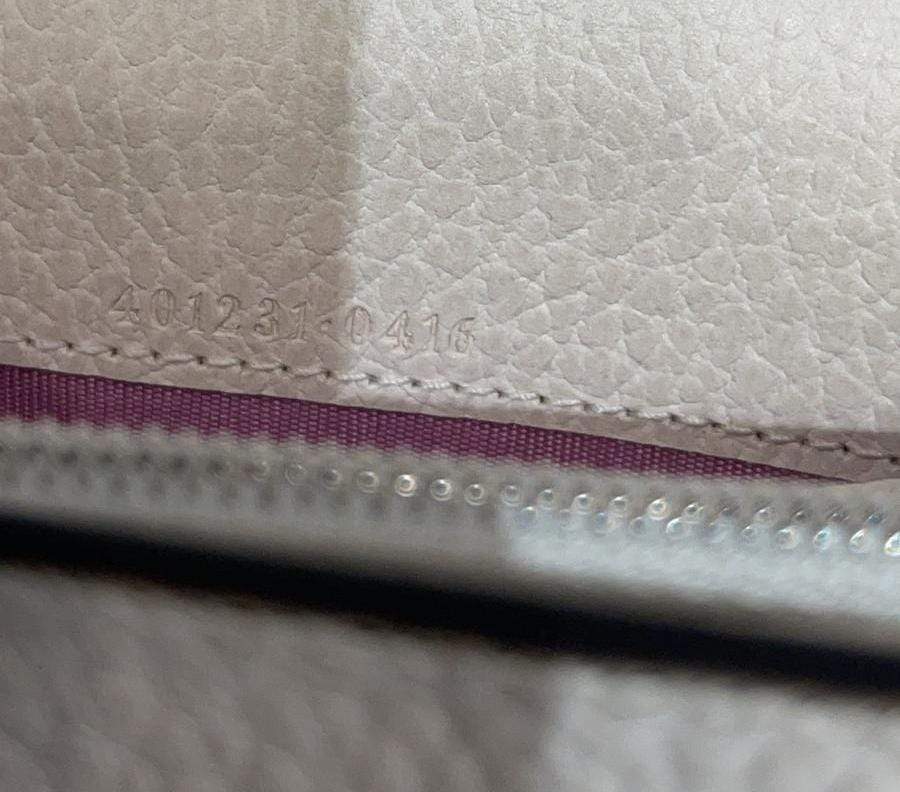 GUCCI Dionysus Mini Leather Chain Shoulder Bag White 401231
