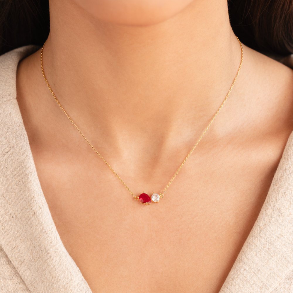 Crystal Birthstone Necklace