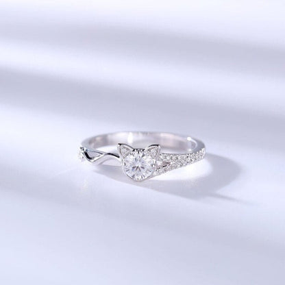 Crystal Cat Ring
