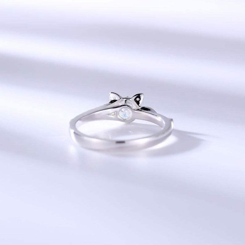 Crystal Cat Ring