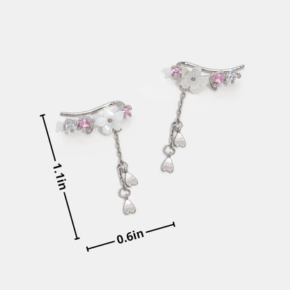 Crystal Cherry Blossom Earrings