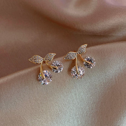 Crystal Cherry Earrings