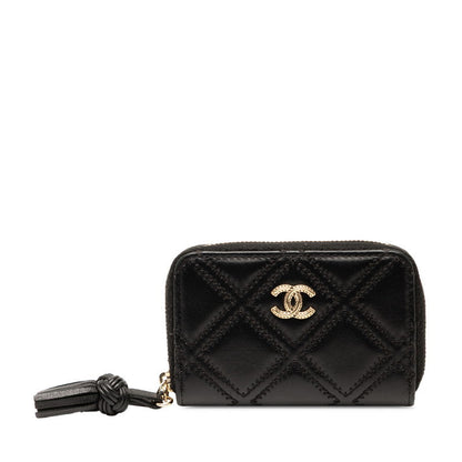 Chanel Matelasse Lambskin Coin Case