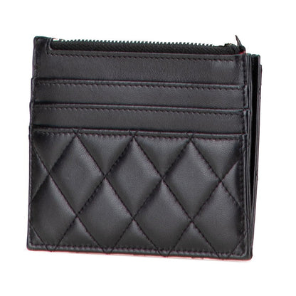 Chanel Coco Mark Matelasse Lambskin Coin Card Case
