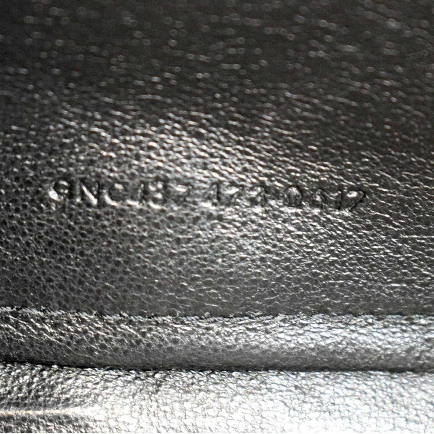 YVES SAINT LAURENT WOC Mixed Matelasse Leather Wallet Dark Beige