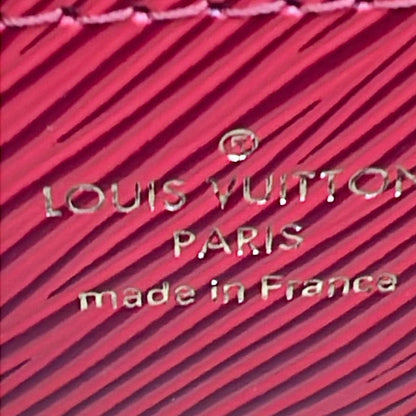 LOUIS VUITTON Twist MM Epi Leather Chain Shoulder Bag Red