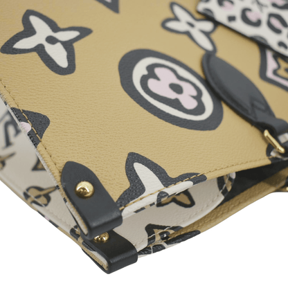 LOUIS VUITTON Onthego Wild At Heart Monogram Canvas Tote Bag Arizona