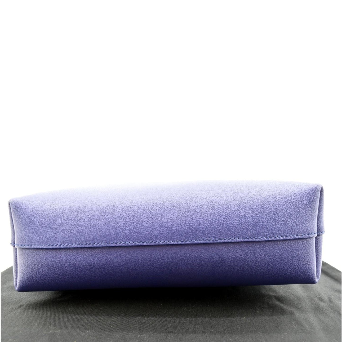 YVES SAINT LAURENT Toy Supple Leather Shopping Tote Bag Purple