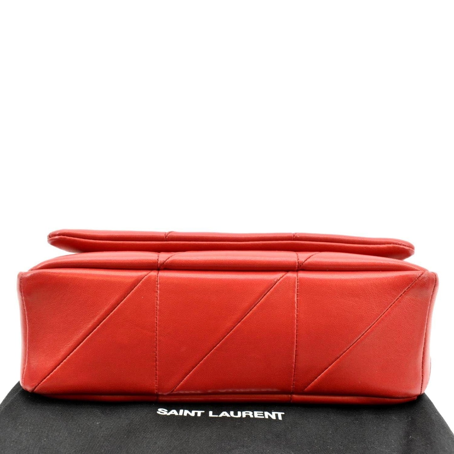 YVES SAINT LAURENT Jamie Leather Shoulder Bag Red