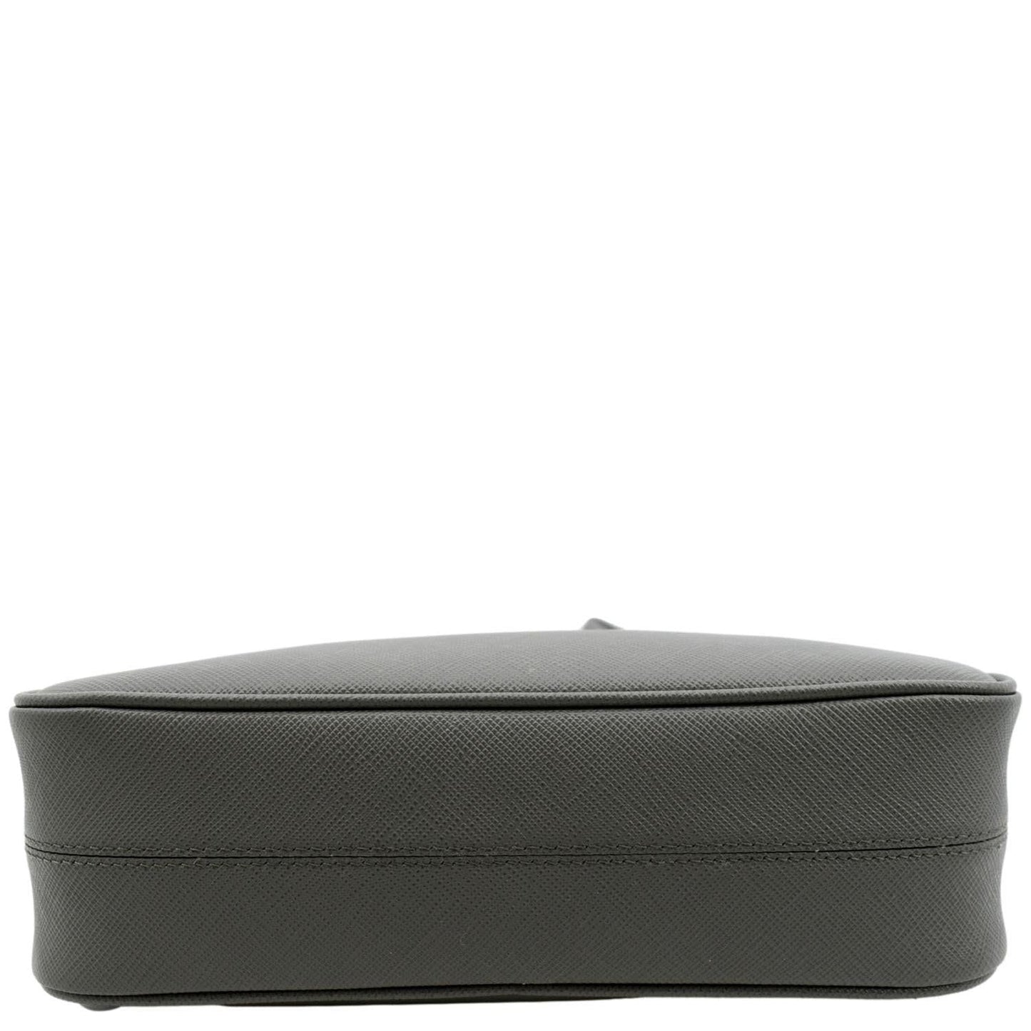 PRADA Re-Edition 2005 Saffiano Leather Shoulder Bag Gray