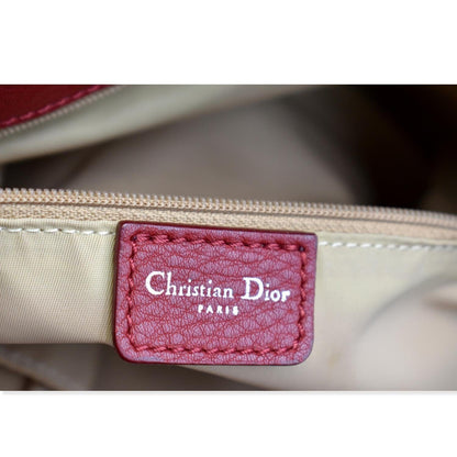 CHRISTIAN DIOR Street Chic Trotter Monogram Canvas Tote Bag Brown