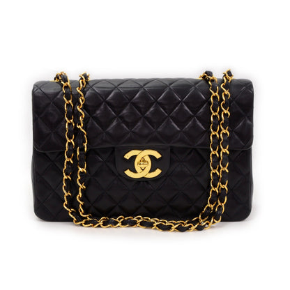 Chanel Quilted Lambskin Leather Maxi Bag