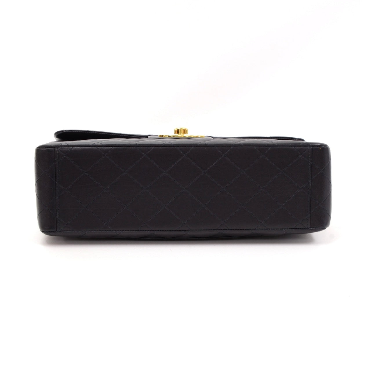Chanel Quilted Lambskin Leather Maxi Bag