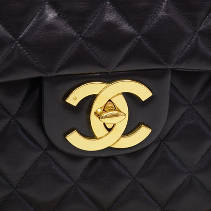 Chanel Quilted Lambskin Leather Maxi Bag