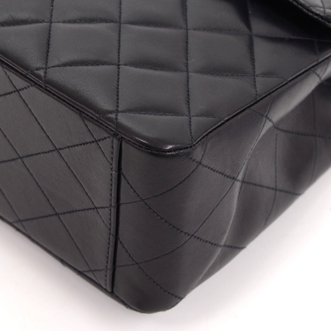 Chanel Quilted Lambskin Leather Maxi Bag