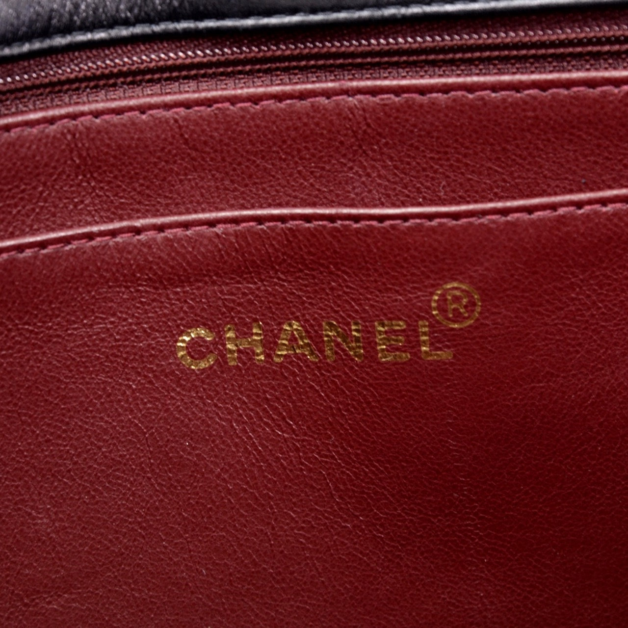 Chanel Quilted Lambskin Leather Maxi Bag