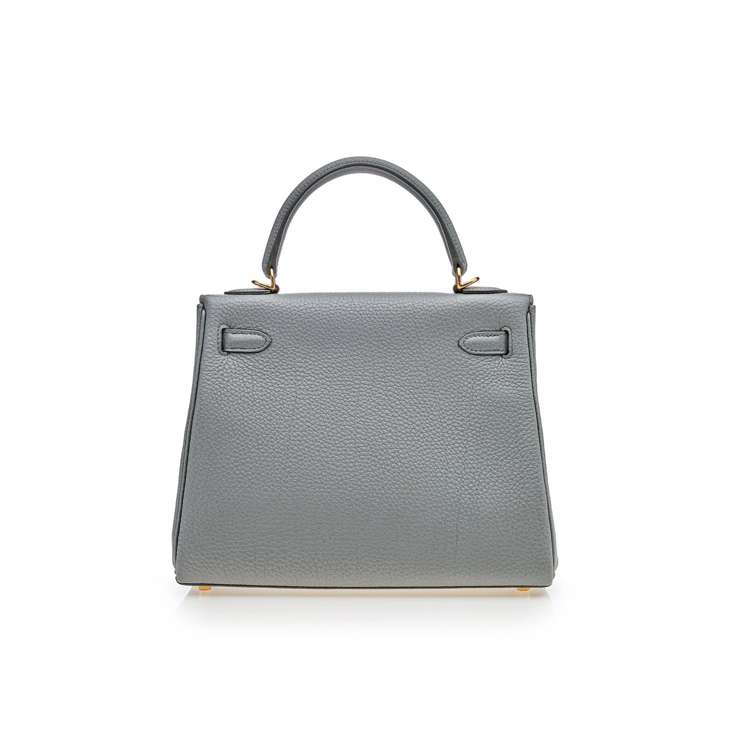 Hermes Kelly 25 Retourne Veau Togo 63 Vert Amande Gold Hardware