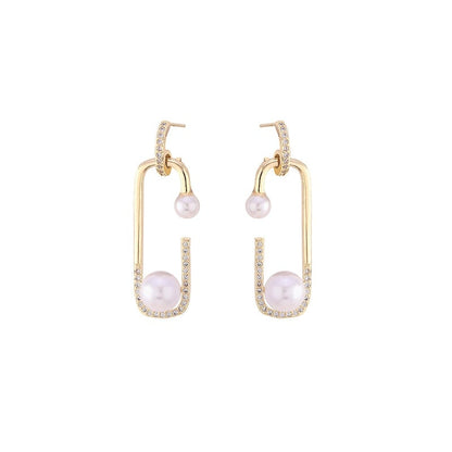 Eloise Pearl Clip Earrings