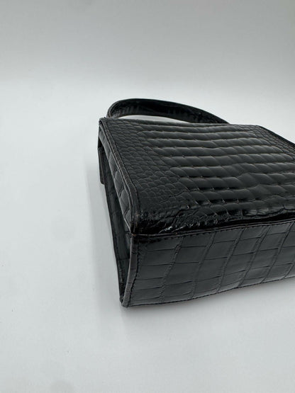 Chanel Vintage Exotic Crocodile Top Handle Bag