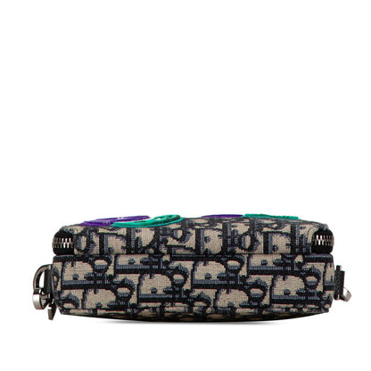 Dior Kenny Scharf Oblique Jacquard Shoulder Bag