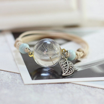 'Forever Blooming' Glass Bracelet