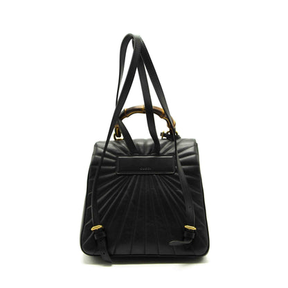 Gucci Queen Margaret Black Quilted Leather Backpack