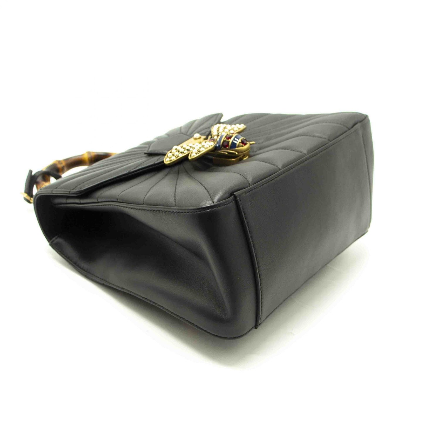 Gucci Queen Margaret Black Quilted Leather Backpack
