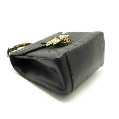 Gucci Queen Margaret Black Quilted Leather Backpack