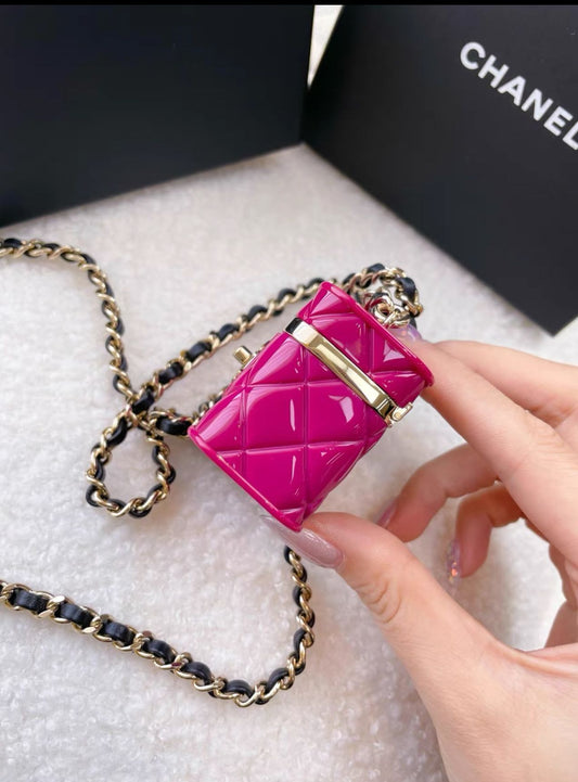 Chanel 22  Pink Leather Chain