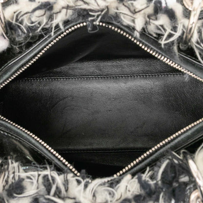 Dior Lady Dior Cannage Tweed Leather 2way Bag