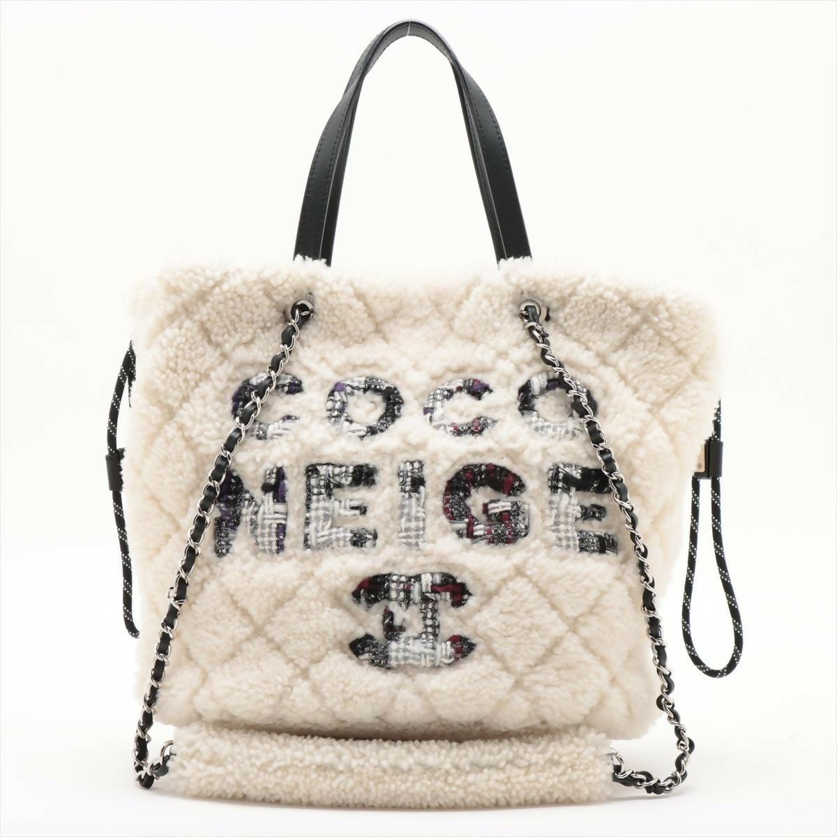 Chanel Coco Neige Shearing 2 Way Shoulder Bag