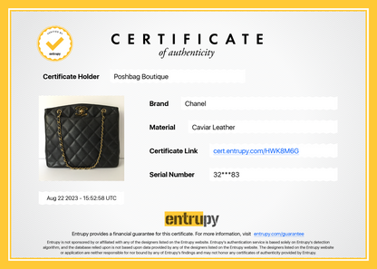 Chanel CC Turnlock Caviar Leather Bag