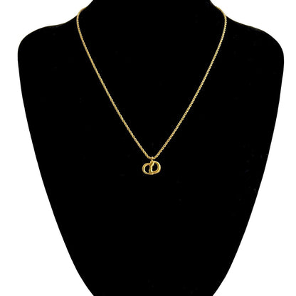Christian Dior CD Logo Necklace