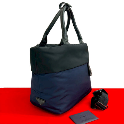 Prada Nylon Leather 2way Bag