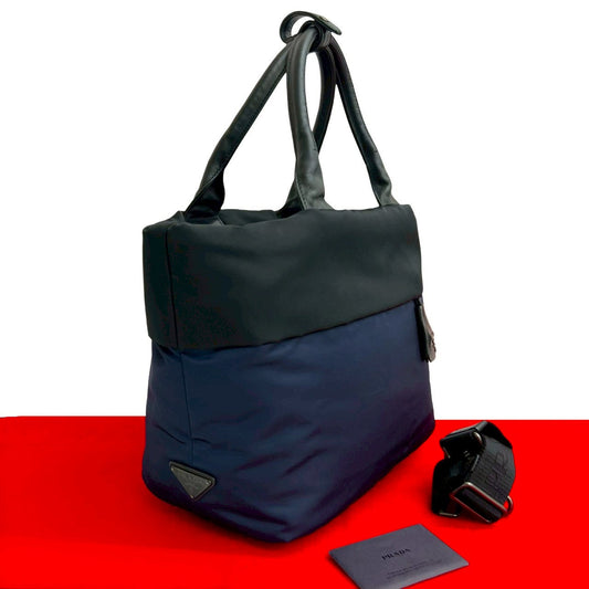 Prada Nylon Leather 2way Bag