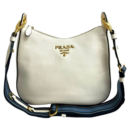 Prada VITELLO DAINO Leather Shoulder Bag