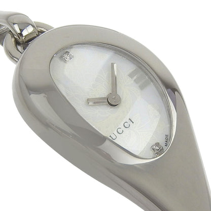 Gucci 2P Diamond Stainless Steel Watch