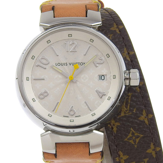Louis Vuitton Tambour Watch Q1313 Stainless Steel Quartz