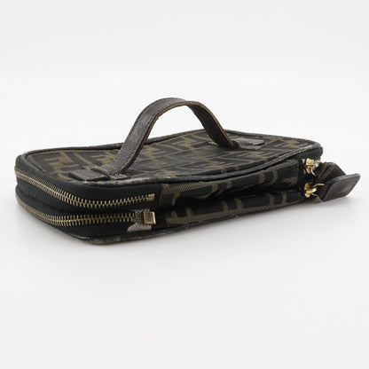 Fendi Zucca Nylon Canvas Vanity Pouch