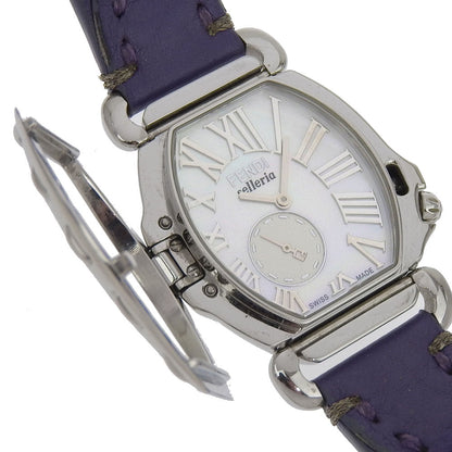 Fendi Selleria Watch Stainless Steel Leather Quartz