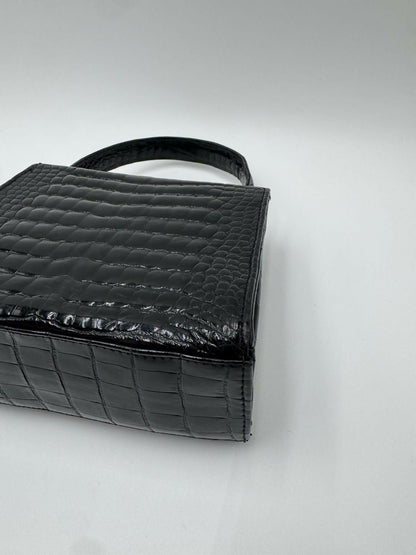 Chanel Vintage Exotic Crocodile Top Handle Bag