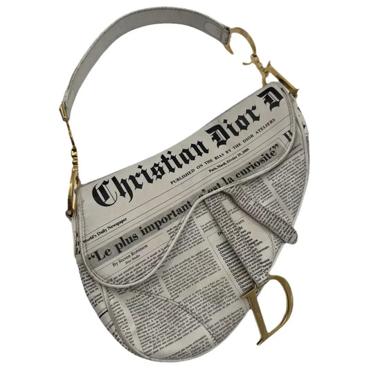 Dior by John Galliano Newspaper Saddle Bag