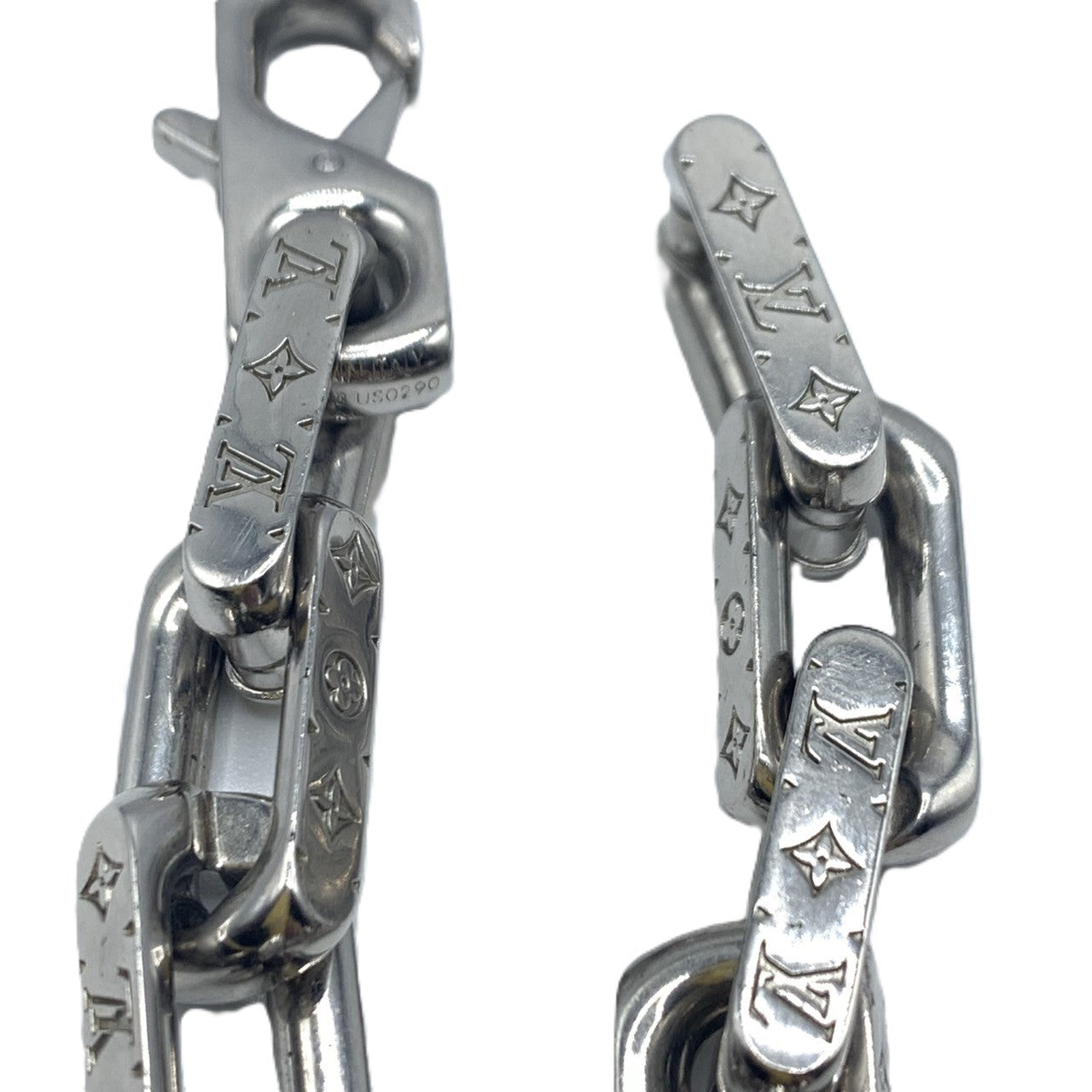 Louis Vuitton Metal Bracelet Chain Monogram M64223