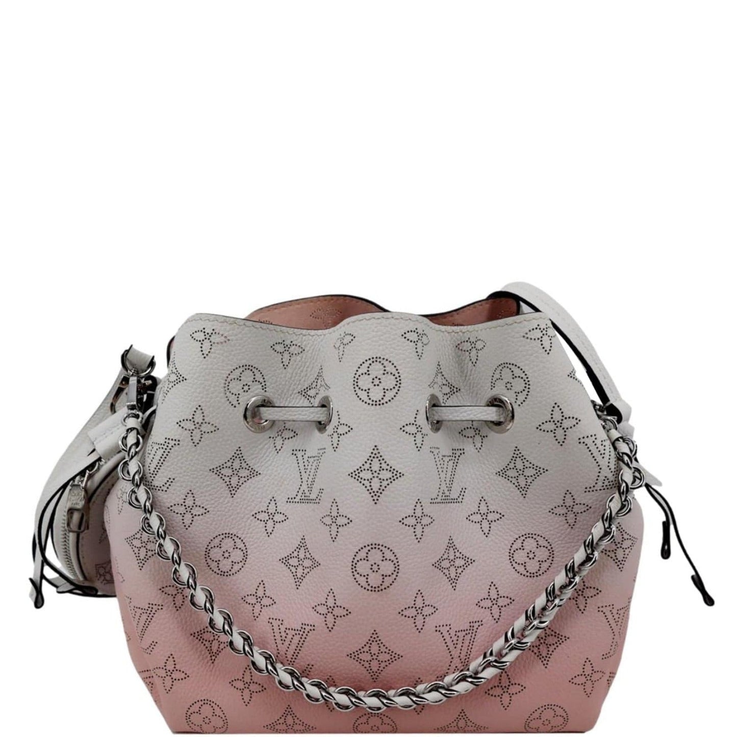 LOUIS VUITTON Bella Mahina Calf Leather Crossbody Bag Lilas