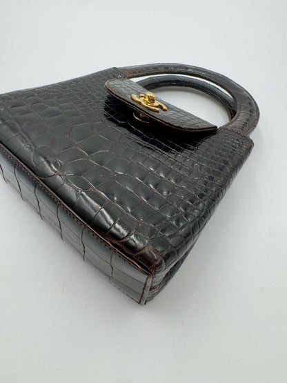 Chanel Vintage Crocodile Mini Kelly