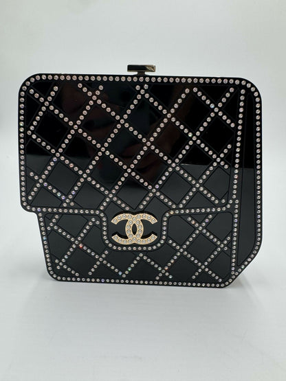 Chanel 2017 Paris-Cosmopolite Crystal Crossbody Bag Minaudière