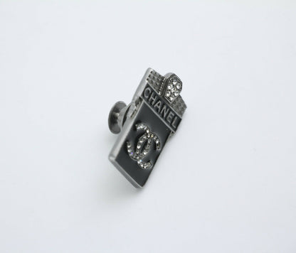 Chanel 09A Metal Moscow Series Badge Brooch