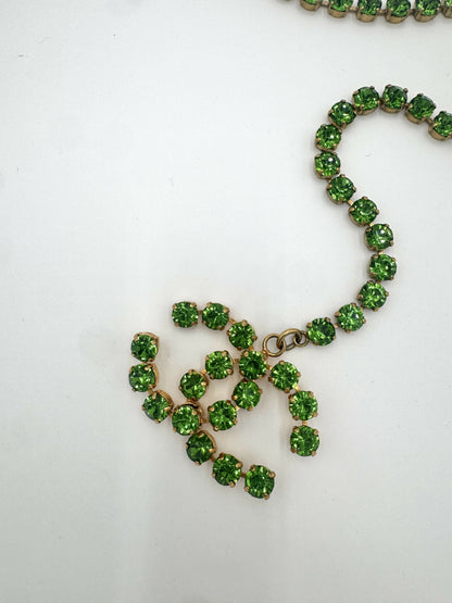 Chanel 1995 Vintage Barbie Green Dangle Belt