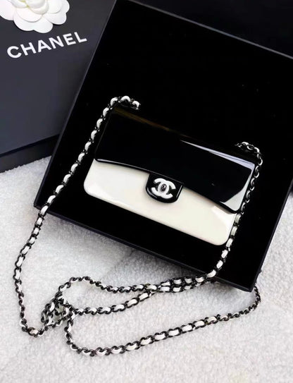 Chanel Black White Acrylic Chain Bag collector’s items