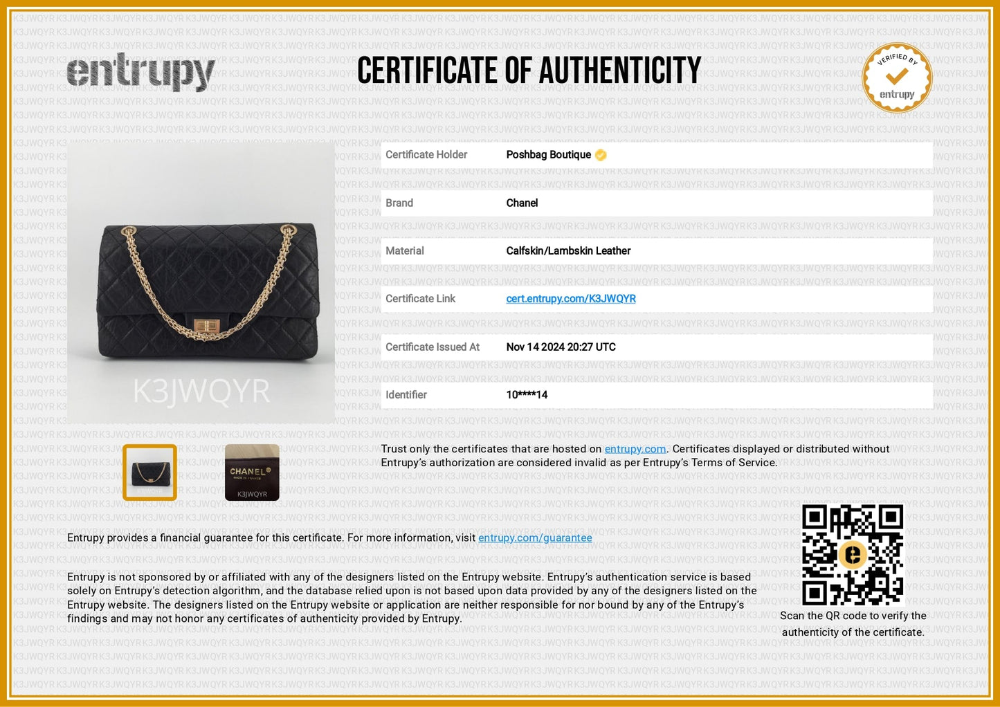 Chanel 2.55 Reissue 226 Aged Calfskin Double Flap Bag